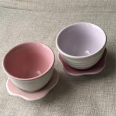 ル クルーゼ フラワーディッシュ・販売終了品レア！ティーカップ２客セット【新品】 ル・クルーゼ ティーカップ&フルールソーサー フラワーコレクション