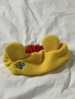 プーさん ミツバチ刺繍耳付きヘアバンドのサムネイル