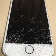 たかひろ888様専用出品 iPhone6 64GB 画面割れ 操作OKのサムネイル