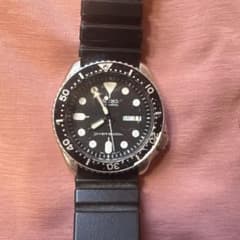 【稼働品】SEIKO ブラックボーイSKX007 7s26自動巻新品ラバーベルトのサムネイル