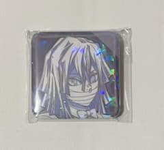 匿名発送】鬼滅の刃 モクテルバー ロト 伊黒小芭内 グリッター缶バッジ