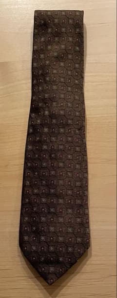 Thumbnail of BARNEYS NEW YORK　ブラウン 幾何学模様ネクタイ　イタリア製