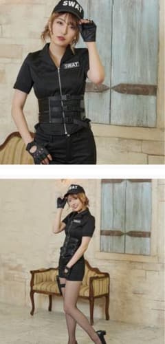 SWAT コスプレ　レディース　仮装のサムネイル