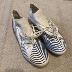 adidas PREDATOR サッカースパイク ホワイト ブルーのサムネイル