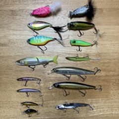 ソフトルアーセット 釣り用ケース付きのサムネイル