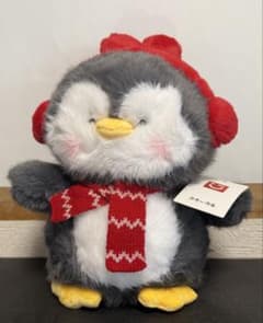 MINISO 名創優品 搭子好朋友系列 うさ耳ペンギン ぬいぐるみのサムネイル
