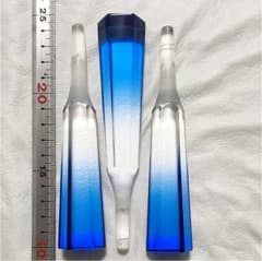 ●糸巻き●三味線 クリスタルブルー ⟡.·素六 アクリル 美品 ○糸巻き○三味線 クリスタルブルー ⟡.·素六 アクリル 美品