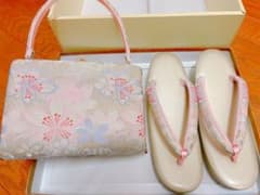 【みり様専用】成人式　草履　バッグ　セット　和装　日本製のサムネイル