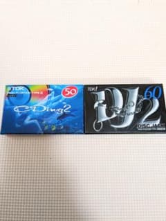 【未開封】２個 セット TDK CD2-50R と DJ2-60Sのサムネイル