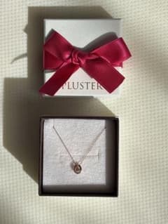 PLUSTER ダンシングストーン ネックレス ダイヤモンド 馬蹄K10PG