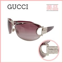 グッチ GUCCI サングラス ホースビット マイクロGG ボルドー シルバー