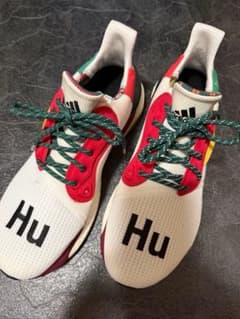 adidas Hu スニーカー 28センチ　ファレル　白　ファレルウィリアムス