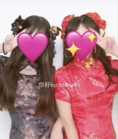チャイナドレス コスプレ衣装 赤 JK着用のサムネイル