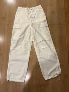 ✴︎【SLOBE IENA 】リップイージーカーゴパンツ（ホワイト）のサムネイル