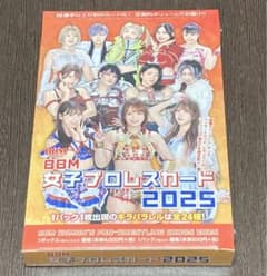 BBM2022 女子プロレスカード 新品未開封ボックス　シュリンク付 BBM 2025 女子プロレスカード 新品未開封ボックス シュリンク付き