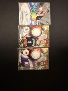2025-26 Topps NBA RC Relic Auto 3장 세트