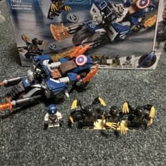 ニ*コ様 LEGO アベンジャーズ キャプテンアメリカ バイクセット76123のサムネイル