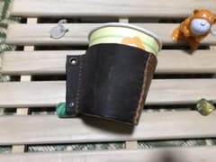 本革☆カップスリーブ☆ブラウン系のサムネイル