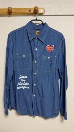 human made デニムシャツ　L ヒューマンメイド　シャンブレー