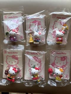 1999年 カバヤ 食玩 ハローキティ 世界旅行 6種類のサムネイル