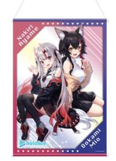 モーリーオンライン限定 大神ミオ×百鬼あやめ B2タペストリーのサムネイル