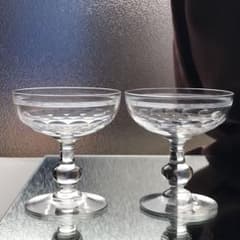 稀少オールドバカラBACCARATショニーChaunyゴンドールクープ♡ペア 