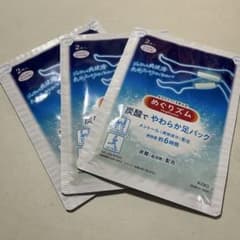 めぐりズム 炭酸でやわらか足パック 3袋セットのサムネイル