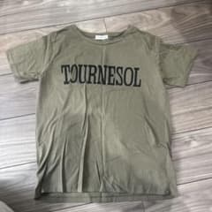 E hyphen world gallery カーキ ロゴTシャツのサムネイル