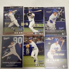 カルビー プロ野球チップス 2025 中日ドラゴンズ 6枚セットのサムネイル