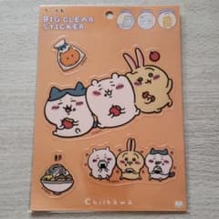 ちいかわ　ビッグクリアステッカーのサムネイル