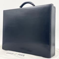 未使用級】 ゴールドファイル レザーパイロットケース 黒 ギャランティ 
