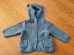 【美品】GAP くまカーディガン 6〜12mのサムネイル