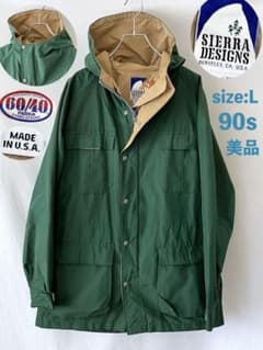 美品 90s USA製 シエラデザイン マウンテンパーカー L グリーン - メルカリ