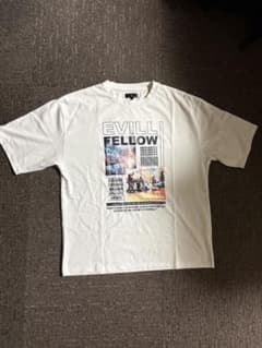 【新品・未使用】ストーリート ホワイト プリントTシャツ Lのサムネイル