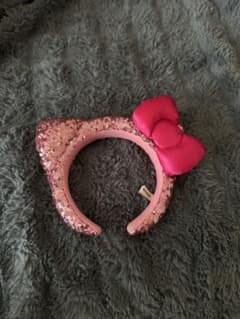 HELLO KITTY 猫耳カチューシャ ピンクのサムネイル