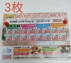 2025 レオマサマーキャンペーン 特別ご優待券 3枚セットのサムネイル