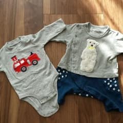 にこ様専用☆長袖ロンパース2枚目+ベビーソックスのサムネイル