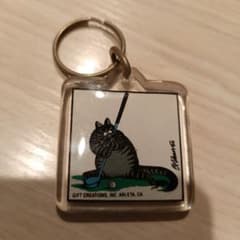 B. Kliban 猫 ゴルフ キーホルダー