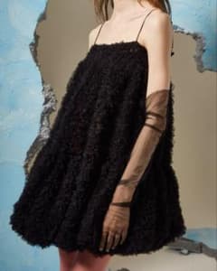 Poppy あさぎーにょ tule tunic チュールチュニック 黒 ブラック