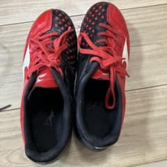 MIZUNO サッカーシューズ スパイク 赤黒のサムネイル