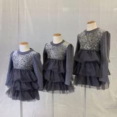 【 最終値下げ 】 韓国 子ども服 スパンコール チュニック ワンピース 100のサムネイル
