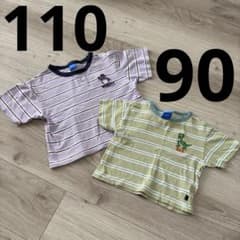 しまむら　ディズニー　半袖Tシャツ　兄弟お揃いのサムネイル