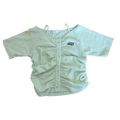 【algy 】半袖 Tシャツ XS 140cm ライトグリーン夏女の子のサムネイル