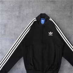 美品】adidas Originals トラックジャケット ブラック xs - メルカリ
