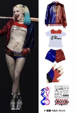 ハーレイ・クイン コスプレ衣装 フルセットのサムネイル