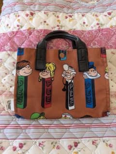 PEZ（ペッツ）×ear 　キャンバスミニトートバッグ　ブラウン系のサムネイル