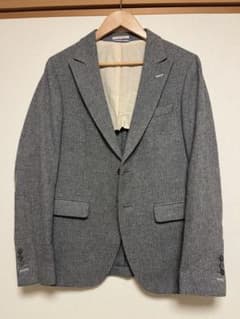 GANT RUGGER ガントラガー ヘリンボーン ジャケット グレー 48のサムネイル