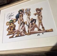 フルメタル・パニック？ ふもっふ　　雪野五月　千鳥かなめ　直筆サイン入　版画 フルメタル・パニック？ ふもっふ 雪野五月 千鳥かなめ 直筆サイン入