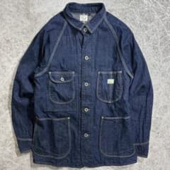 美品 orSlow デニム 1950 カバーオール インディゴ 1 濃紺 美品 orSlow デニム 1950 カバーオール インディゴ 1 濃紺 - メルカリ