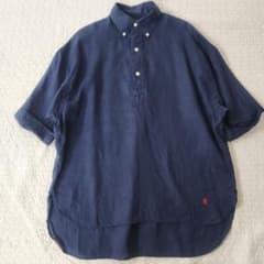 美品◎ジムフレックス リネン オーバーサイズ シャツ チュニック ユニ 